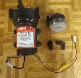 55aquajet-aes Remco Aquajet 3.4 Gpm 12v Water Pump With Strainer And Adapters 55aquajet-aes Remco Aquajet 3.4 Gpm 12v Water Pump With Strainer And Adapters