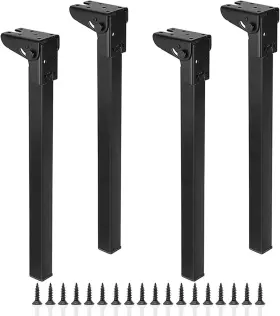 Rhb-223 Rhblme 4 Pack Folding Table Legs 15.75inches/ 400mm Heavy Black