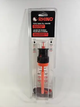 39012 Rhino Rv Tote Tank Gauge - 15 21 28 36 Gallon Universal Fits Most 39012 Rhino Rv Tote Tank Gauge - 15 21 28 36 Gallon Universal Fits Most