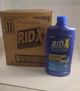 3105463 Rid-x 6x Liquid Holding Tank Fresh Scent Deodorizer Rv Boats Camper 24oz 1 Case