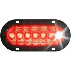 881-7 Rigid Hitch Incorporated 6 Inch Oval Led Tail Light With Cyclops Back-up Eye - Flange Mount #3