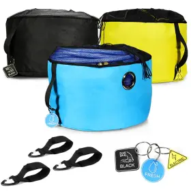 Rinbou 750748154946 Rv Hose Storage Bags - 3 Pack Tags And Straps For Fresh/black Water Hoses
