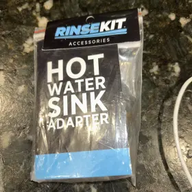 Rinse It 869735000095 Kit Hot Water Sink Adapter New Rinse It 869735000095 Kit Hot Water Sink Adapter New