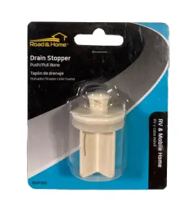 Rvp130 Road & Home Rv Push/pull Drain Stopper Fits Standard Rv/mobile Color Bone Rvp130 Road & Home Rv Push/pull Drain Stopper Fits Standard Rv/mobile Color Bone