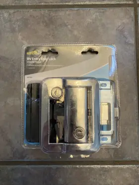 Rvp165 Road & Home And Rv Entry Door Lock Chrome Plated 1 Pack