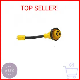 100111739 Roadpower Rv 30 Amp To 110v Power Adapter With Twist Lock Connector For 30a Camper Trai