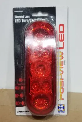 Rp6064rsmd Roadpro New - Trailer Truck Stop Turn Tail Light Red Led 6 Inch Oval