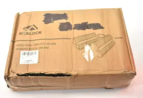 18010-4 Roblock Wheel Chocks Heavy Duty Rubber Non Slip Base 4 Pack Stoppers W Rope