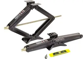 26010 Rockman Rv Stabilizer Leveling Scissor Jacks With Socket And Level 24 Inch 5000lbs Set 2 #3