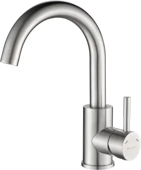 Rdx27315-c Roddex Bar Sink Faucet Single Hole 360 Swivel Stainless Steel Brushed Nickel