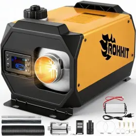 Nf405a Rokkit Nf405a- Fast Heating Diesel Air Heater 12v/110v 8kw With Remote Control &digital Display