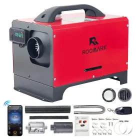 Us05y000098-00 Roomark Diesel Air Heater All-in-one 12v 5kw With Lcd Remote Control Bluetooth Us05y000098-00 Roomark Diesel Air Heater All-in-one 12v 5kw With Lcd Remote Control Bluetooth