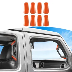 Zhao-szzt11066 Rt-tcz For Wrangler Jl A B Pillar Grab Handles Cover Trim Orange Jeep J Zhao-szzt11066 Rt-tcz For Wrangler Jl A B Pillar Grab Handles Cover Trim Orange Jeep J