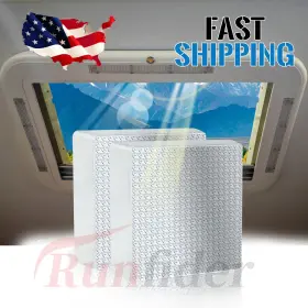Fccdhm01x2-2 Runfider 2-pack Rv Vent And Skylight Covers 14x14x3 Inch With Reflective Thermal Insulation