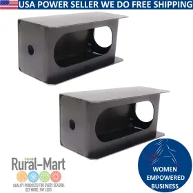 24013 Rural Mart Set Of 2 Steel Trailer 6 Inch Oval Tail Light / Round Side Mount Box #2 24013 Rural Mart Set Of 2 Steel Trailer 6 Inch Oval Tail Light / Round Side Mount Box #2