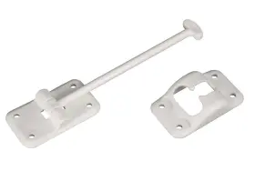 Rv Designer 601320982351 E235 - 6 Inch L T-style White Plastic Door Holder