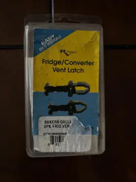 Rv Designer 601320983778 New E377 Refrigerator Access Vent Latch Kit With Two Sizes Small And L