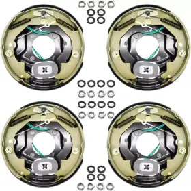023-027-00 Rv Murts 023-026-00/023-027-00 Electric Trailer Brake 10 Inch X2-1/4 Self-adjusting Assembly 3500lbs Axle 2 Pair