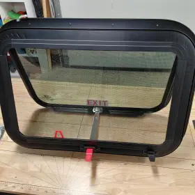 1522exit05 Rv Murts Exit Window 22 Inch X15 Camper Emergency Push Out Windows Replacement 1-1/2 Wall