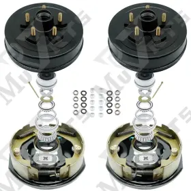 Eb10sahbp Rv Murts 1 Pair Trailer Brake Assembly 10 Inch X2-1/4 And 5 On 4.5 Hub Drum Kit 3500lbs Axle Eb10sahbp Rv Murts 1 Pair Trailer Brake Assembly 10 Inch X2-1/4 And 5 On 4.5 Hub Drum Kit 3500lbs Axle