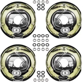 Eb12sap2 Rv Murts 12 Inch X 2 Electric Trailer Brake Self-adjusting Assembly 5200-7000 Lbs Axle 2l 2r