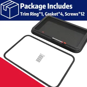 Pt-rvexitwin3020 Rv Murts 30 Inch X20 Exit Window Emergency Camper Trailer 1-3/4ftft Wall With Trim Ring
