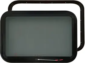 Qb-800-05 Rv Murts 30 Inch X 20 Emergency Exit Window Camper Trailer Glass With Trim Ring 1-3/4 Qb-800-05 Rv Murts 30 Inch X 20 Emergency Exit Window Camper Trailer Glass With Trim Ring 1-3/4