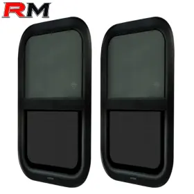 Rv-win1222-2 Rv Murts 2 Pack 12 Inch X 22 X1-3/4 Wall Window Vertical Slide With Trim Kit Privacy Glass Rv-win1222-2 Rv Murts 2 Pack 12 Inch X 22 X1-3/4 Wall Window Vertical Slide With Trim Kit Privacy Glass