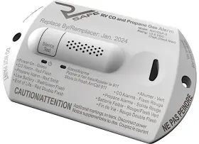 Rvcolp-2w Rv Safe Llc Carbon Monoxide/ Propane Leak Detector