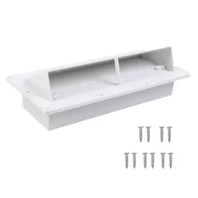 Rvguard 695510015929 Rv Range Hood Exhaust Vent Cover White For Motorhome Trailer Include 10pcs Sc Rvguard 695510015929 Rv Range Hood Exhaust Vent Cover White For Motorhome Trailer Include 10pcs Sc