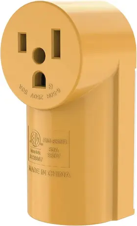 Rgrm-650r Rvguard 50 Amp Nema 6-50r Surface Mount Receptacle 125/250 Yellow Rgrm-650r Rvguard 50 Amp Nema 6-50r Surface Mount Receptacle 125/250 Yellow