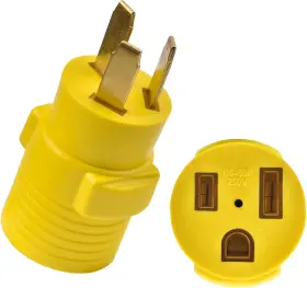 10-50p Rvhouse Cc50a Electrical Adapter Nema To 6-50r 50amp 240v Power Compact 10-50p Rvhouse Cc50a Electrical Adapter Nema To 6-50r 50amp 240v Power Compact