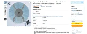 Ks1932 Rvlovent Upgrade Kit Rv Trailer Camper Van Roof Vent Fan Motor Compatible With Hengs Ks1932 Rvlovent Upgrade Kit Rv Trailer Camper Van Roof Vent Fan Motor Compatible With Hengs