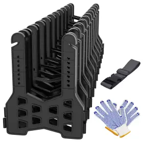 Rmshs-10 Rvmate Rv Sewer Hose Support 10 Ft Plastic With Gloves And Strap Black