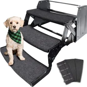 Rmsr22-n Rvmate Inch 22 Rv Step Rugs - Durable Covers With Snap Fasteners 3 Pack Set