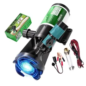 Rvoren 797430767985 Rv Macerator Pump 12v 12gpm Waste Quick-release Self-priming Sewag