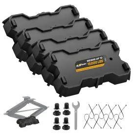Rs1272 Rvshark 4 Rv Stabilizer Jack Pads Heavyduty Rubber Leveling Blocks For Uneven Ground