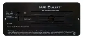 103106 Safe-t-alert Rv Propane Gas Alarm 30 Series 12v Flush Mount Black Indoor Safety 103106 Safe-t-alert Rv Propane Gas Alarm 30 Series 12v Flush Mount Black Indoor Safety