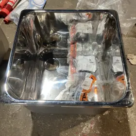 8614210210 Scandvik Mirror Finish Stainless Steel Square Sink Model 10219 Drain With Stopper 8614210210 Scandvik Mirror Finish Stainless Steel Square Sink Model 10219 Drain With Stopper