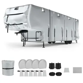 Cbn182sg17181 Scitoo 33-37ft Oxford 5th Wheel Travel Trailer Rv Cover Extra Upgraded 5 Layers Cbn182sg17181 Scitoo 33-37ft Oxford 5th Wheel Travel Trailer Rv Cover Extra Upgraded 5 Layers