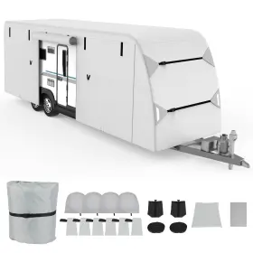Cbn182sg7193 Scitoo 27-30ft Tt Oxford Travel Trailer Rv Cover Extra Upgraded 5 Layers Camper Cbn182sg7193 Scitoo 27-30ft Tt Oxford Travel Trailer Rv Cover Extra Upgraded 5 Layers Camper