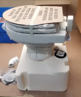 312371103 Sealand Sealand/dometic 711-m28 Self-contained Toilet System Bone Color New Old Stock 312371103 Sealand Sealand/dometic 711-m28 Self-contained Toilet System Bone Color New Old Stock