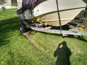Se-19-2800 Sealion 2008 Boat Trailer With 16 Rollers Single Axle For 17-19ft 2800# Capacity