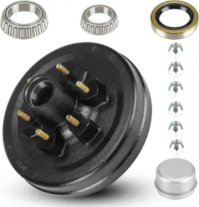 Brd005 Sehnsucht Trailer Brake Drum Kit 6-hole 5.5 Inch Bolt Circle For 5200 Lb Axles #2
