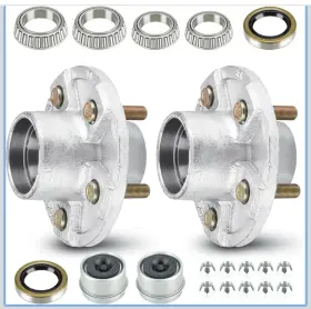 Sc-brd019  Sehnsucht Trailer Wheel Idler Hub Kit 5-hole 5 Inch Bolt For 3500 Lb Axles
