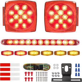 Se-032 Serlainxin Utilty Trailer Lights And Wiring Kit Ip68 Waterproof Se-032 Serlainxin Utilty Trailer Lights And Wiring Kit Ip68 Waterproof