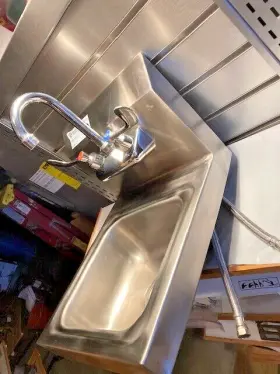 Hs10-cwp Serv-ware Stainless Steel Sink And Faucet Airstream Renovation Trailer #3