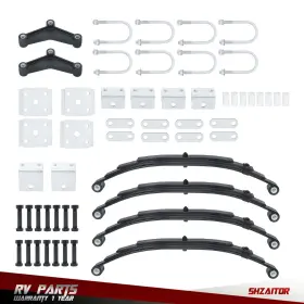 Ie1368705es Shzaitor Trailer Axle Suspension Kit For 3500lbs Tandem 4 Leaves 1750lbs Ie1368705es Shzaitor Trailer Axle Suspension Kit For 3500lbs Tandem 4 Leaves 1750lbs