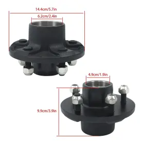 Ie1695876es Shzaitor #84 Spindle 5 On 4.5ft Trailer Hub Kit And 8.25ft/8.75ft Round