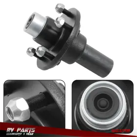 Shzaitor Ie1697241es 5 On 5ft Round Trailer Hub Kit #84 Spindle Pre-assembly Pre-lubrication